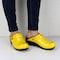 Sanita Women's Open Back Clog, Patent Leather Upper, Polyurethane Outsole, Yellow, Size 6.5-7 M 470638-007-38 - alternate 3